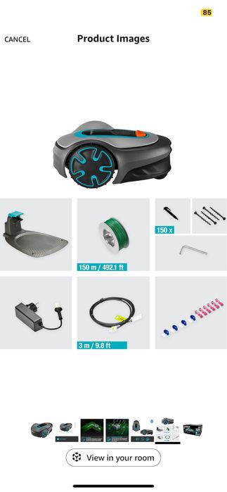 Robot tuns gazon Gardena Sileno minimo  250 m²