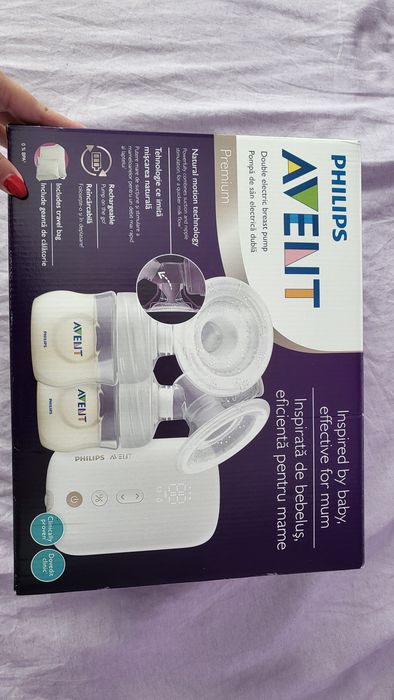 Philips Avent Двойна електрическа помпа за кърма Natural Motion Premiu