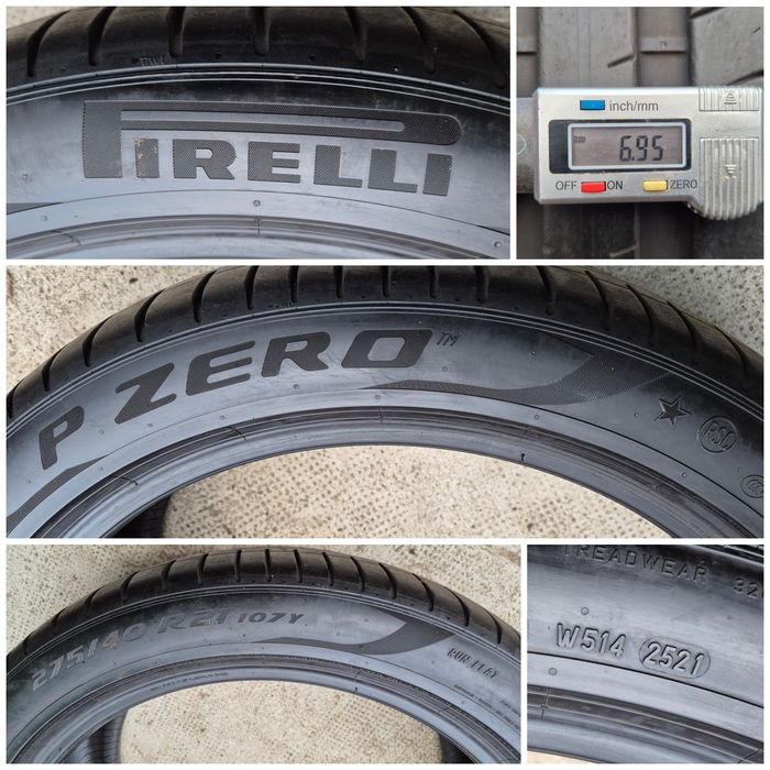 O bucată 275/40 R21 vară - una Pirelli