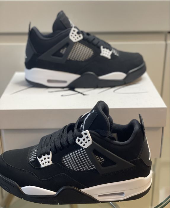 Air Jordan 4 White Thunder Retro Black