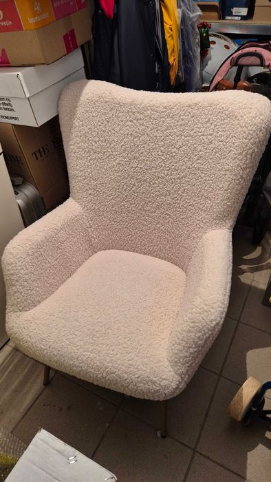 Fotoliu alb Jysk nou