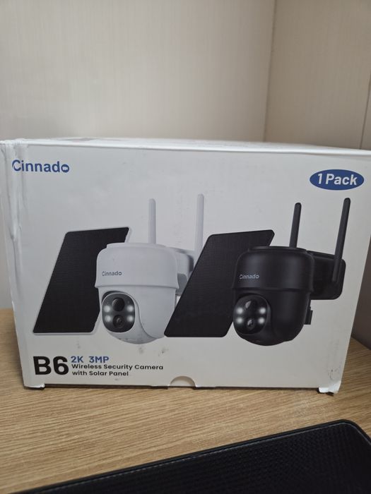 Чисто нова Cinnado B6 2K Wireless Security Camera with Solar Panel