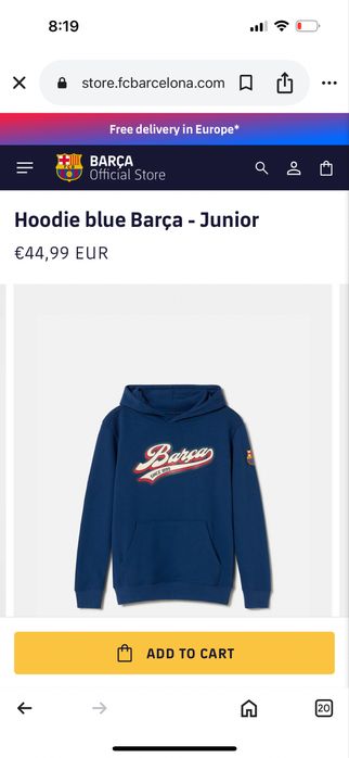 Суитшърт на Барселона