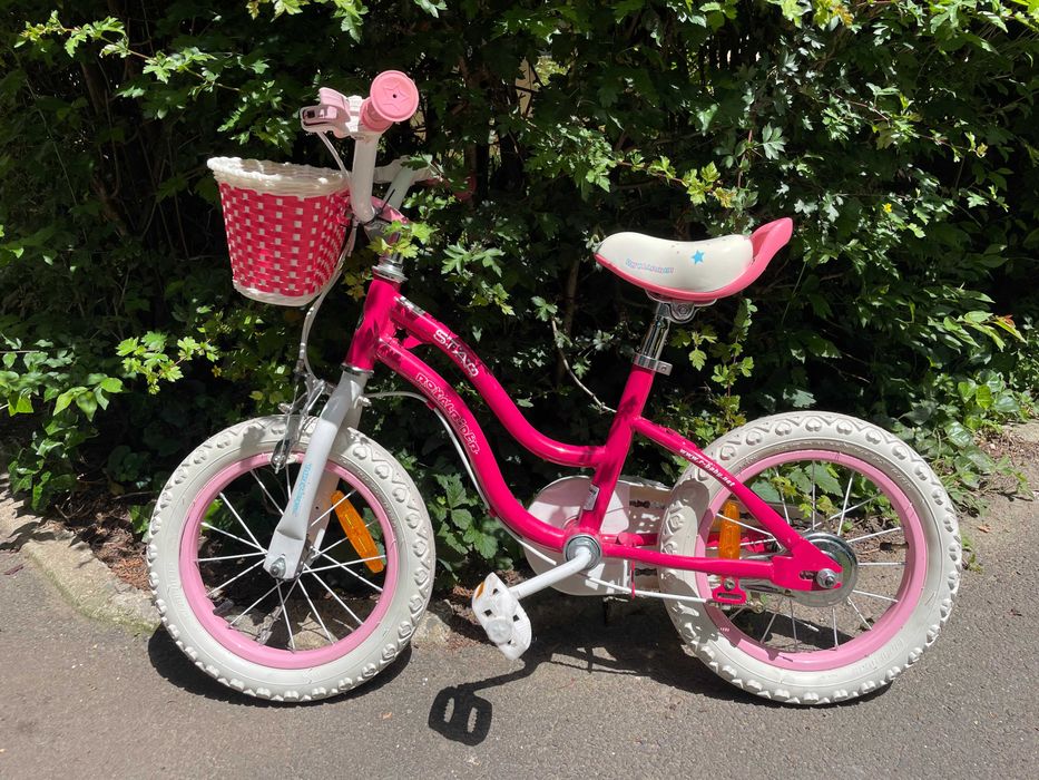 Bicicletă Copii / Fete ROYAL BABY STAR GIRL, Roți 14 inch - Stare Excelentă