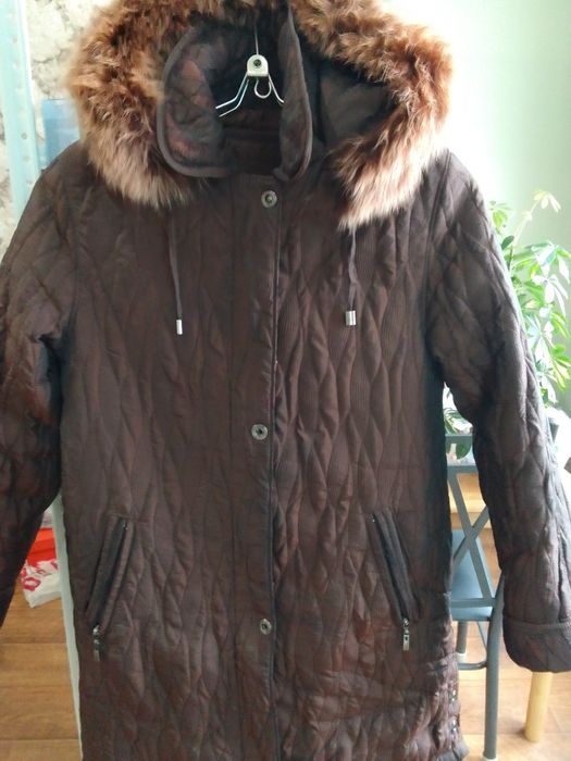 Шуба норка коричневая