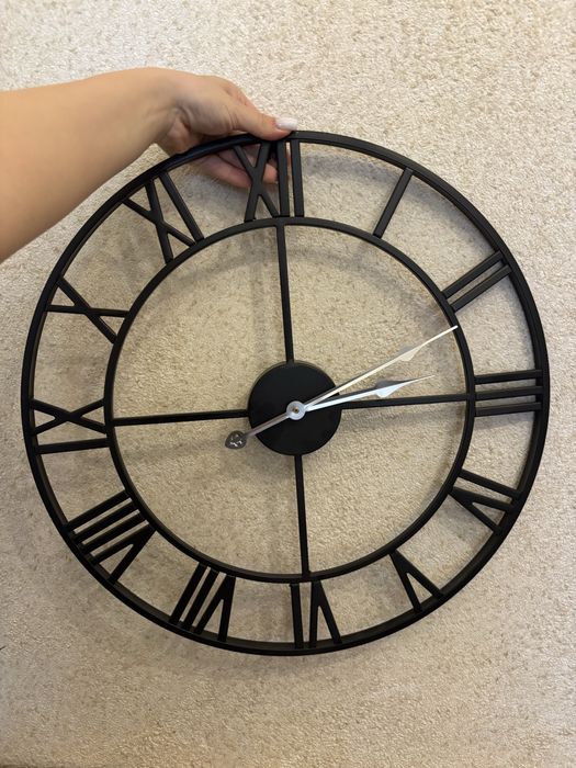 Винтидж часовник 47 см – римски цифри