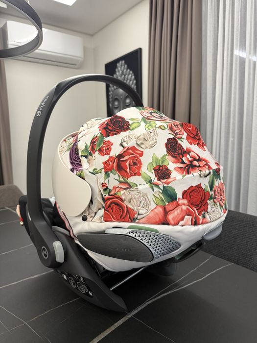 Стол за кола Cybex Cloud T i-Size Spring Blossom Light, 45 – 87 см