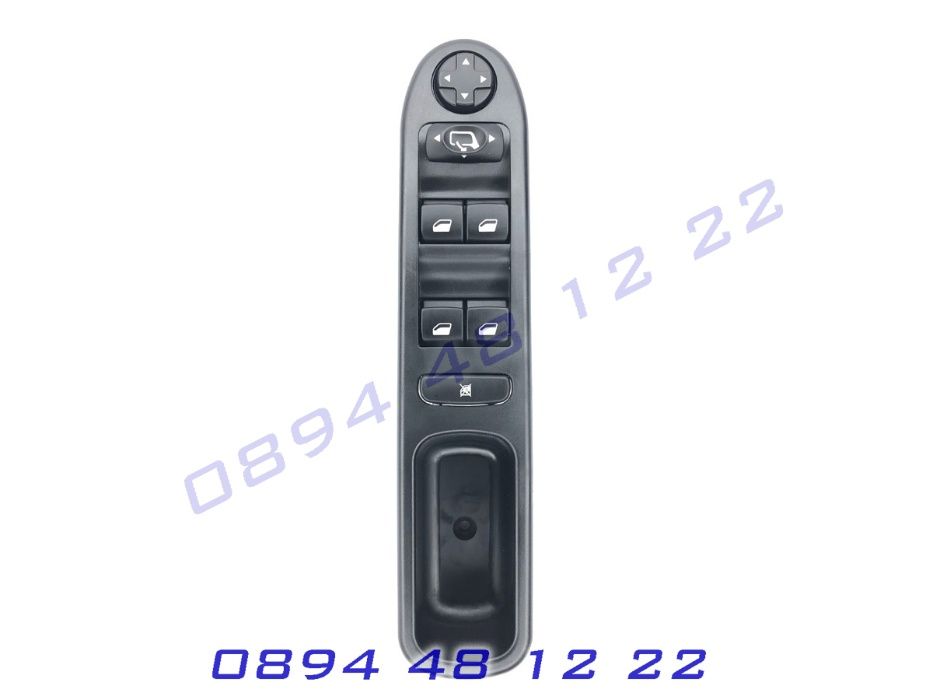 Бутони Копчета Ел Стъкла Панел Peugeot Пежо 207 Бутонера Бутон Копче