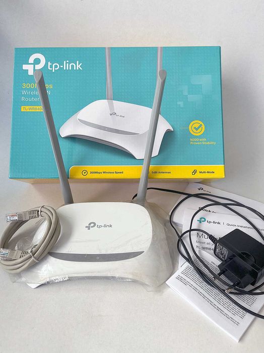 Безжичен рутер N 300Mbps TP-LINK TL-WR840N