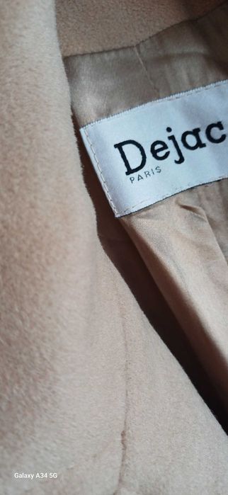 Френско палто,кашмир на марката "Dejac"