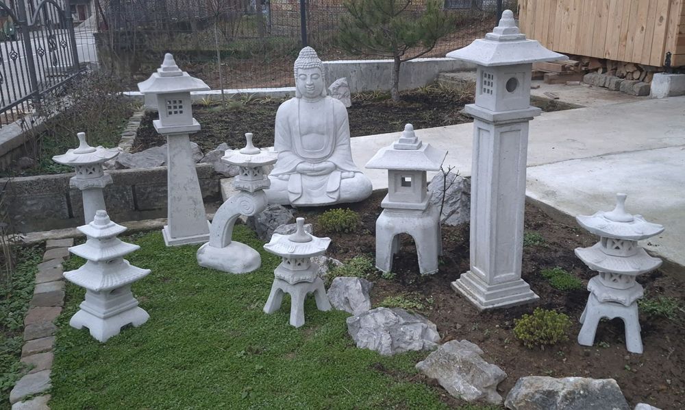 Японски/градински фенери 45/105см,пагода,буда