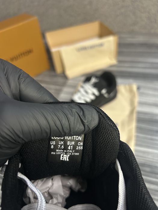 Adidași Louis Vuitton Trainer negri | Mărimea 41 | Noi în cutie