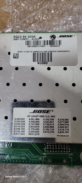 Placà amplificator auto BOSE Mazda CX-7