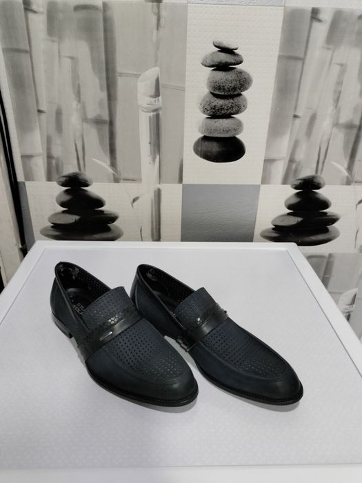 Туфли мужские из нобука