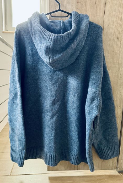 Hanorac din tricot cu gluga ZARA (XS-S)