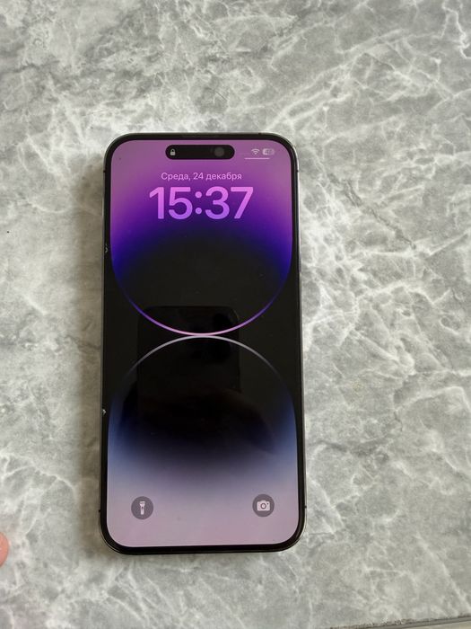 Ayfon 14 pro max 128 talik yomkist 85