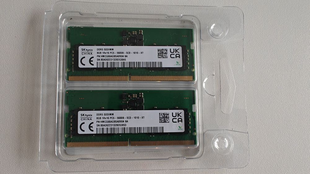 Kit Memorie RAM Laptop 16GB DDR5 2x8GB