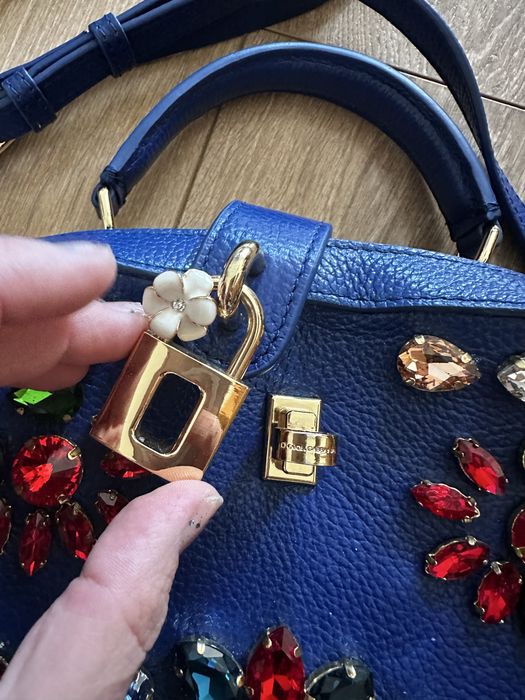 Geantă Dolce & Gabbana din piele  cu pietre- statement