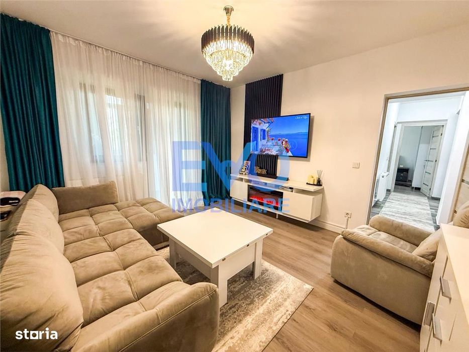 Apartament cu 2 camere, etajul 1, decomandat, geam la baie, zona Rediu