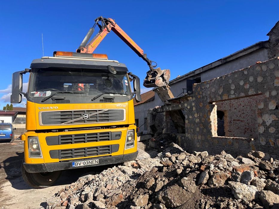 Demolari, Evacuari moloz, Inchiriere utilaje