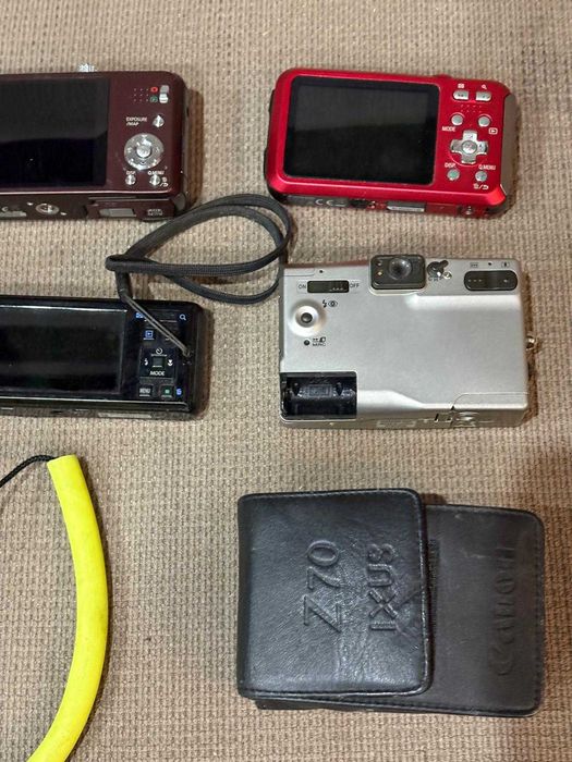 Pachet camere foto digitale defecte - Lumix Pentax Canon Samsung