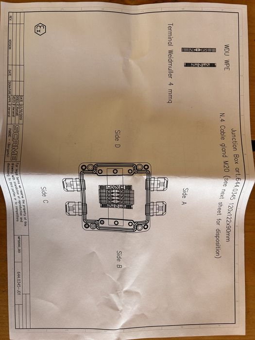 Doza electrca antiex Scame 122x120x90
