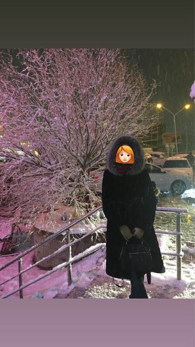 Шуба мутон натуралный мех