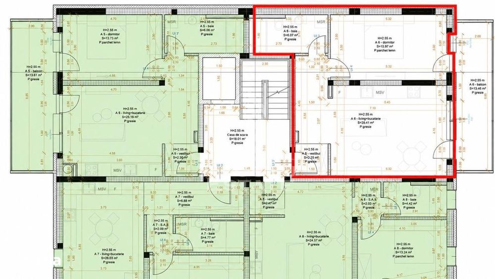 DE VANZARE apartament Lux 2 camere bloc nou zona Brancoveanu Timisoara