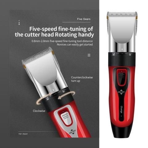 Професионален комплект Машинка тример за подстригване с ножици оформян
