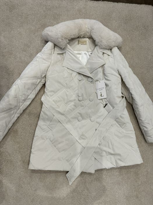 Дамско бяло яке М