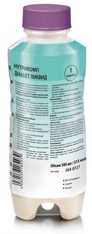 Продается жидкое питание нутрикомп диабетик ликвид