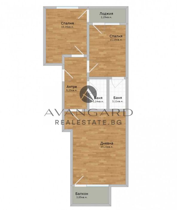 оф.20935 3-стаен Кючук Париж / Белите брези