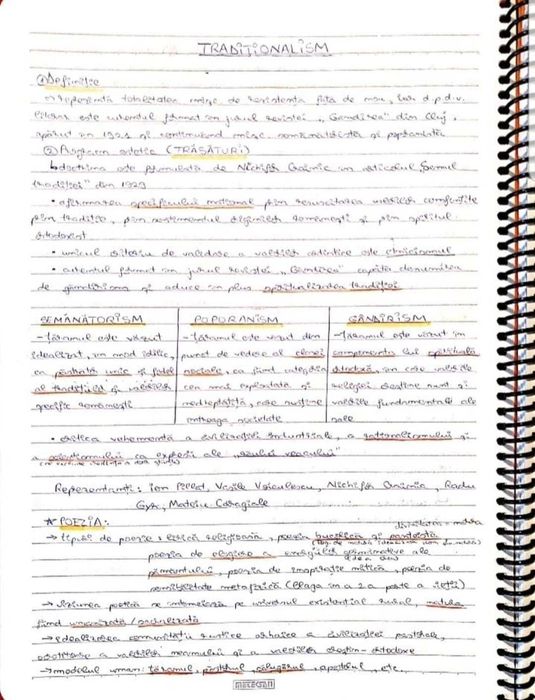 Caiet meditatii romana BAC de 10