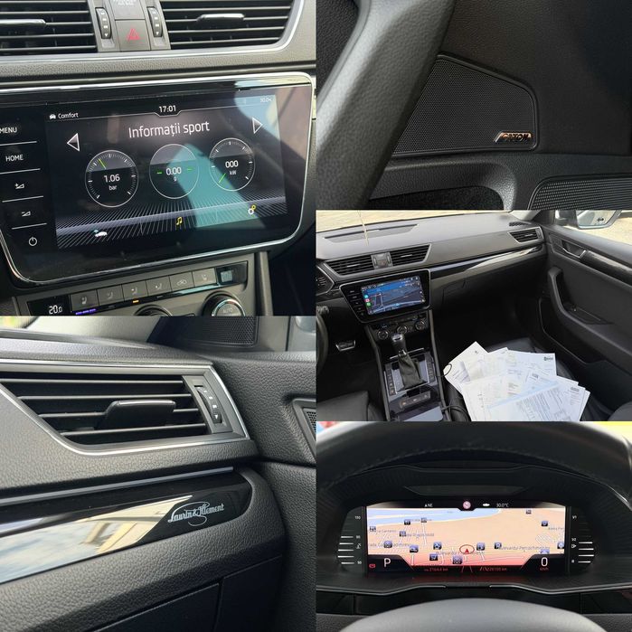 Skoda Superb / Laurin & Klement 2.0TDI – 190 Cp - DSG / RATE / GARANTIE / Ceas Digital / Navi / Ventilatie