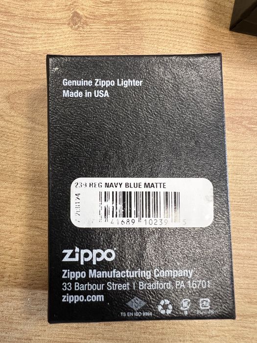 Bricheta Zippo Navy Blue Matte