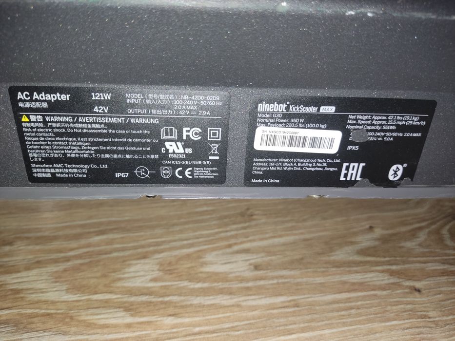 Ninebot KickScooter Max G30