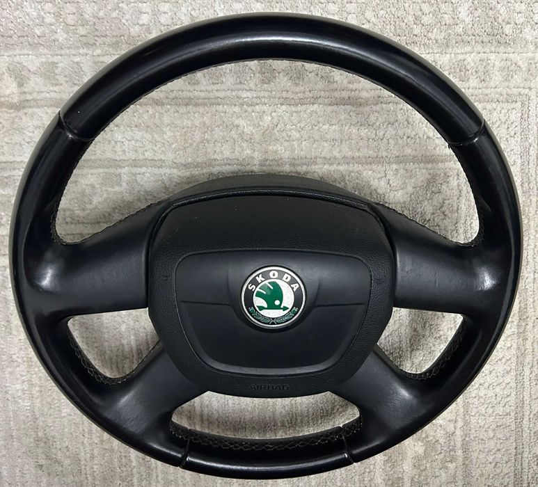 Volan Skoda Piele Superb/Octavia/Fabia/Roomster/Yeti