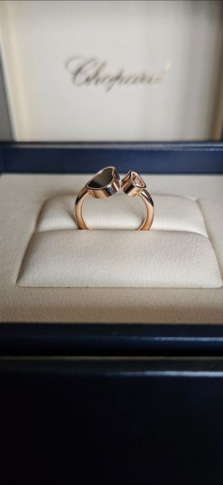 Бренд Chopard оригинал. Золото кольцо 750 пробы с бриллиантом.