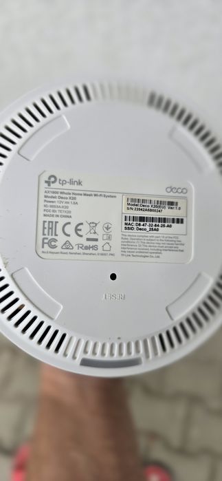 Sistem Mesh TP-Link Deco X20 (2 pack) Wi-Fi 6 Dual-Band Gigabit AX1800