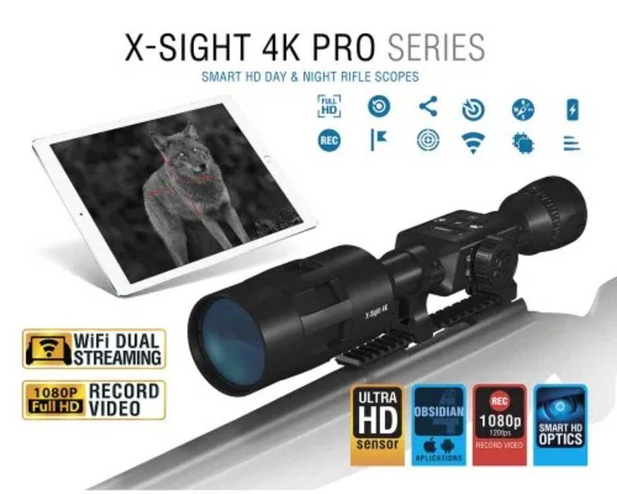 Цифров прицел /Ден-Нощ/ATN X-Sight 4k Pro 5-20x
