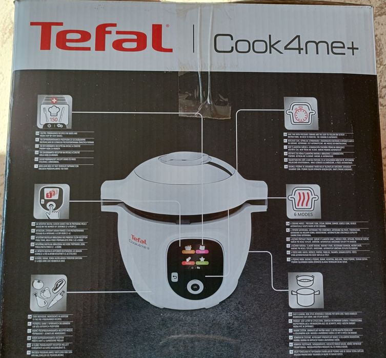 Multicooker inteligent cu gatire sub presiune Tefal Cook4me