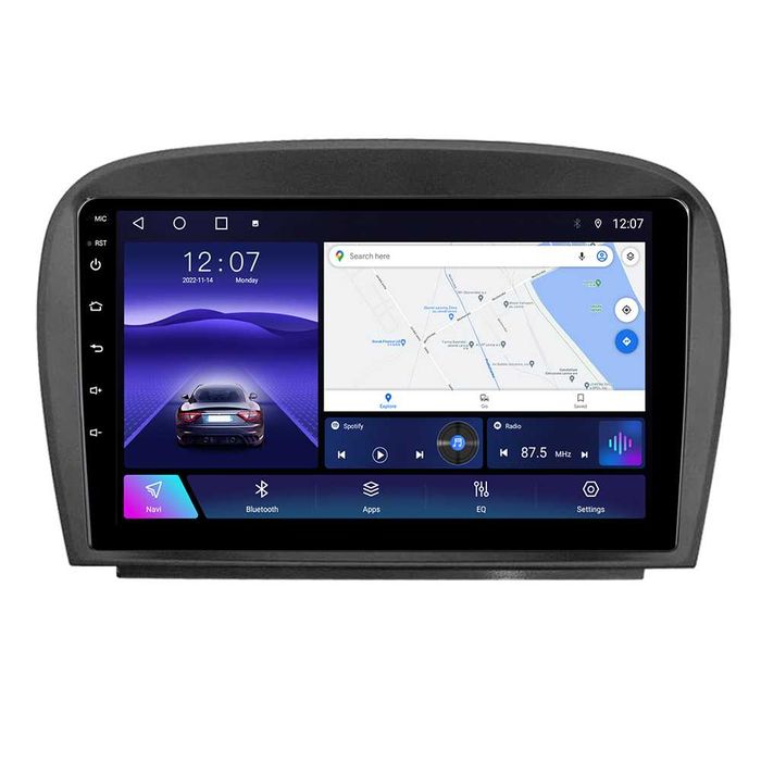 Navigatie Android 14 Mercedes SL R230 2001 2012 1/8 Gb CarPlay +CAMERA