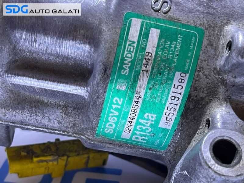 Compresor AC Aer Conditionat Clima Citroen C2 2003 - 2012 Cod 9655191580 [MX1077]
