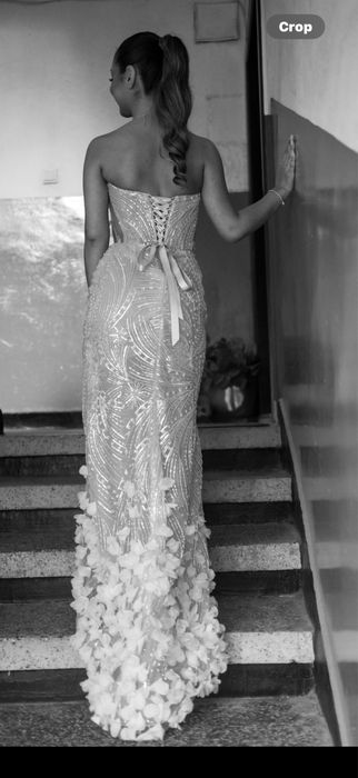 !!ТОП!! Бутикова бална рокля NOVIA+обувки и чанта