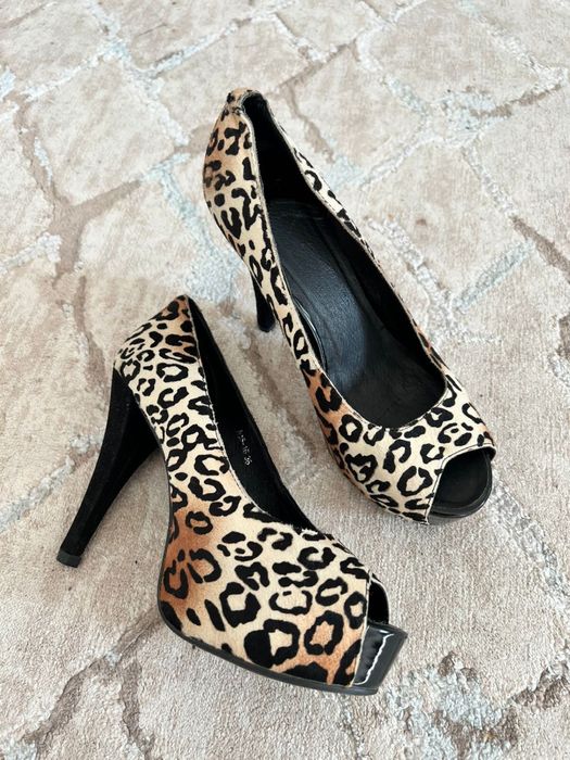 Леопардовые туфли