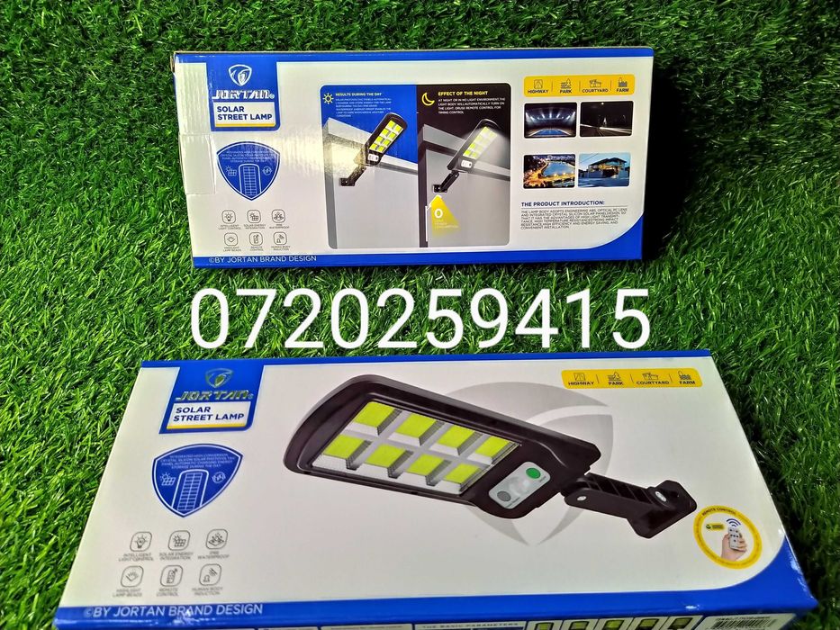 Lampa Solara Jortan 400W, incarcare solara, 160 LED-uri COB