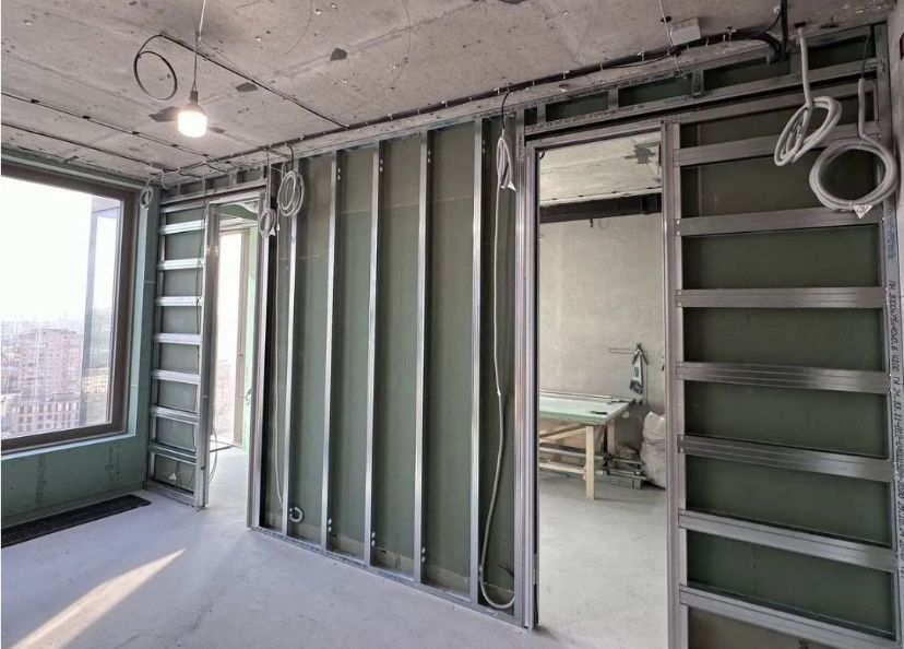 Монтаж перегородок