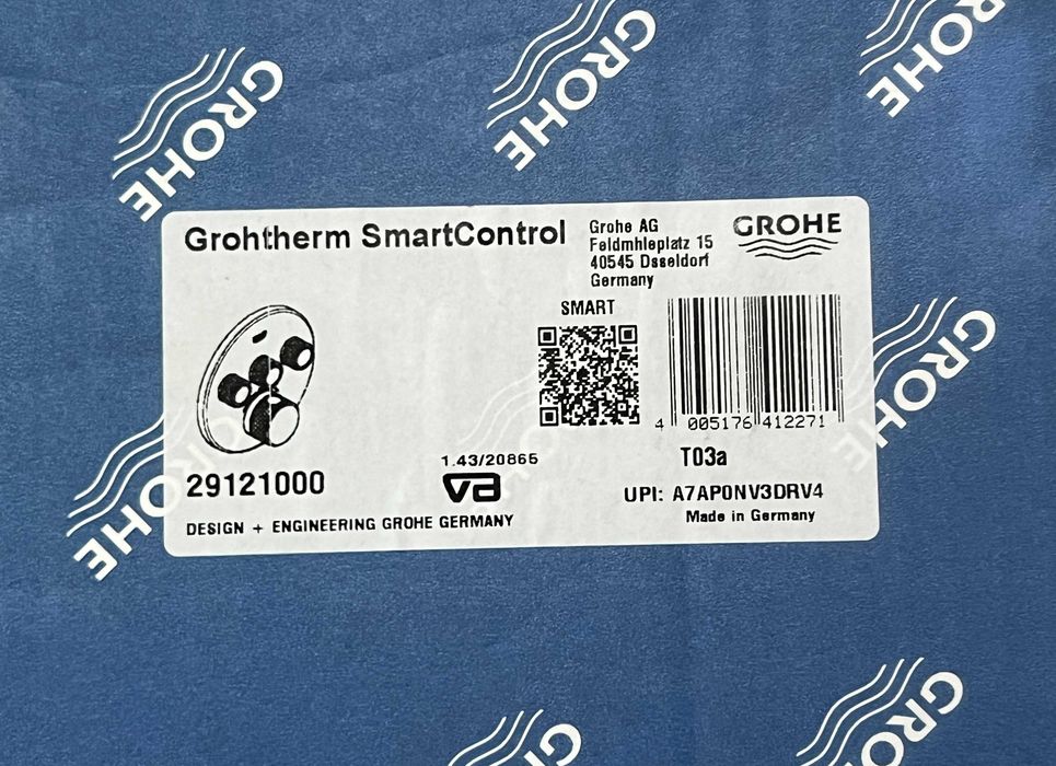 Set dus incastrat Grohe SmartControl Rainshower 310 complet
