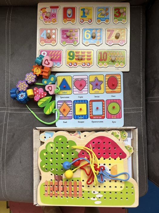 Образователни дървени играчки