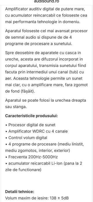 Aparat auditiv,stanga sau dreapta